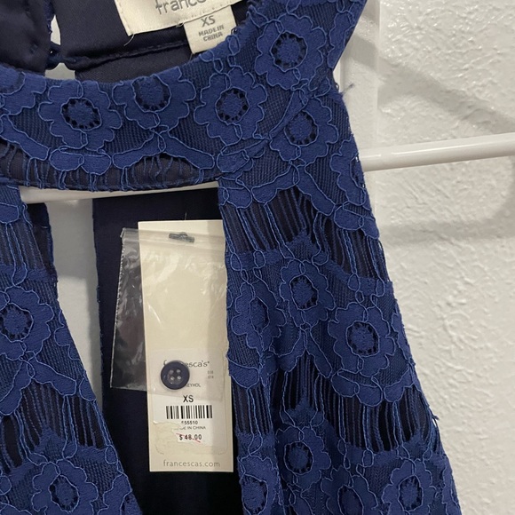 Francesca’s Navy Blue Dress - Picture 2 of 2